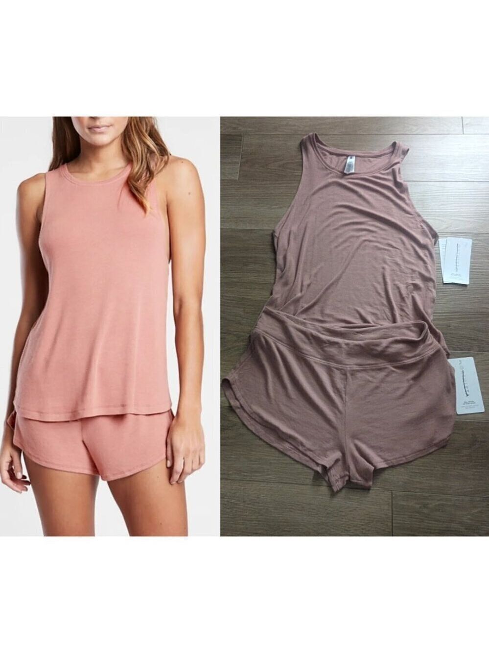 Athleta | Well Rested Rib Sleep Set In Palermo Pink